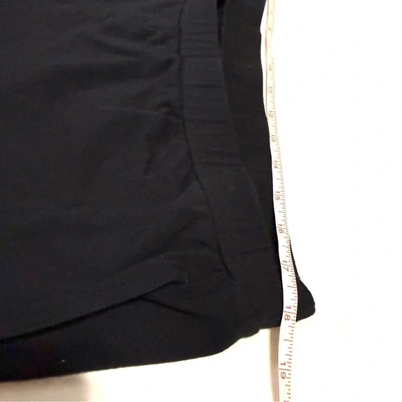 Eileen Fisher Pants Womens 1X Black Cotton Spandex Pull On Crop Stretchy - Picture 6 of 8